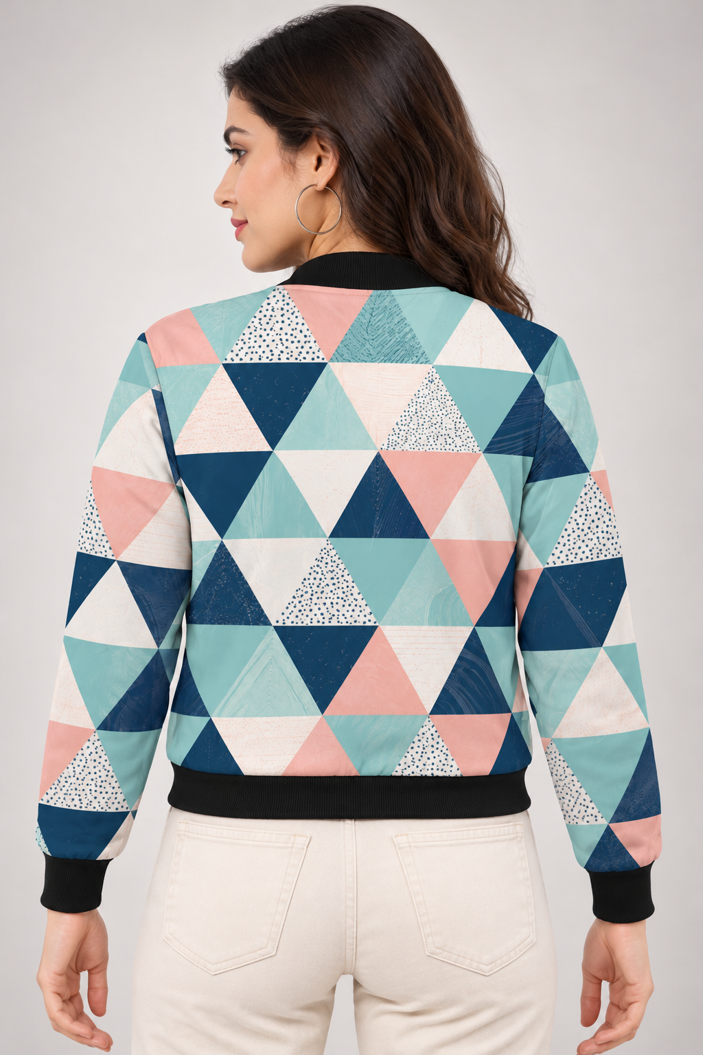 Pastel Prism Women’s AOP Bomber Jacket