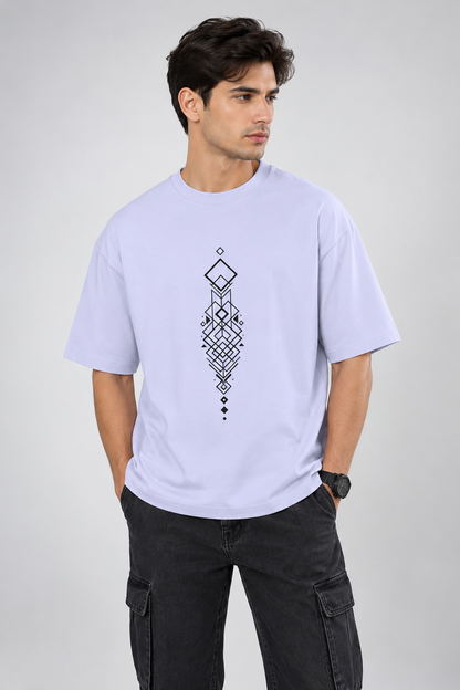 Tribal Symmetry Unisex Oversized Standard T-Shirt