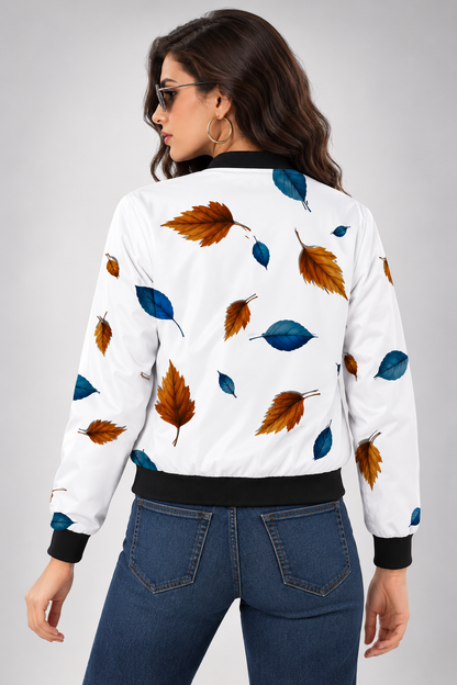 Autumn Breeze Women’s AOP Bomber Jacket