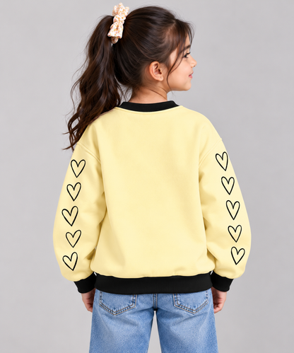 Happy Friends Doodle Kids Unisex Sweatshirt