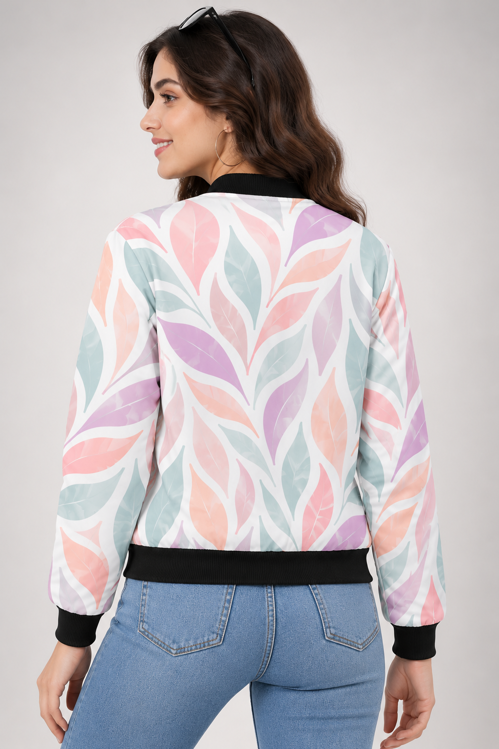 Pastel Breeze Women’s AOP Bomber Jacket