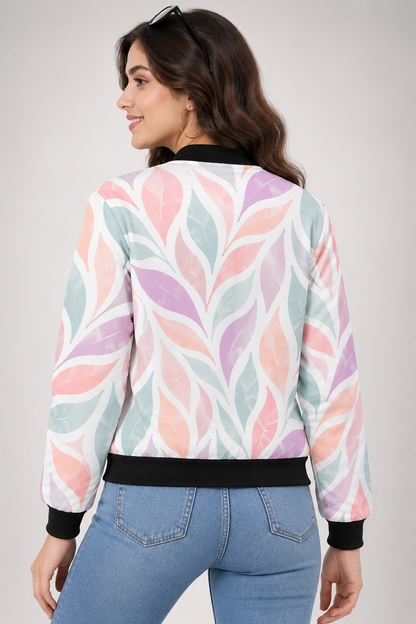 Pastel Breeze Women’s AOP Bomber Jacket