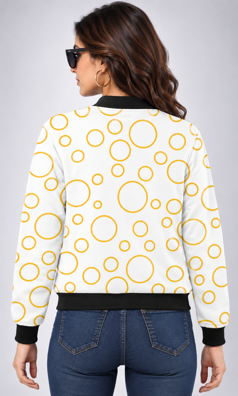 Golden Halo Women’s AOP Bomber Jacket