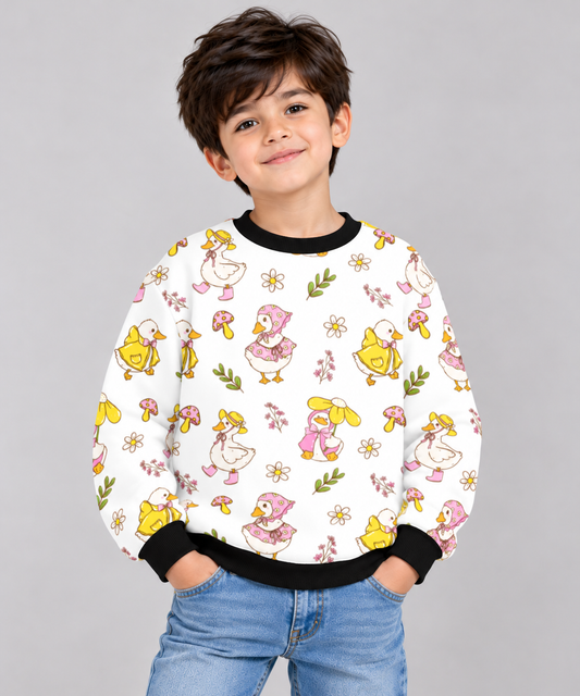 Little Duckling Garden Kids Unisex Sweatshirt