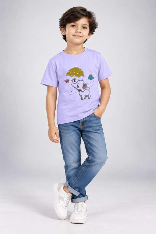 Rainy Day Buddy Boy's Crew Neck T-Shirt