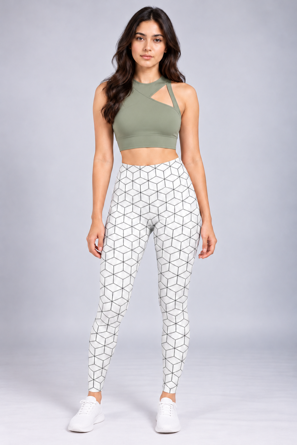 Geo Dimension AOP Gym Leggings