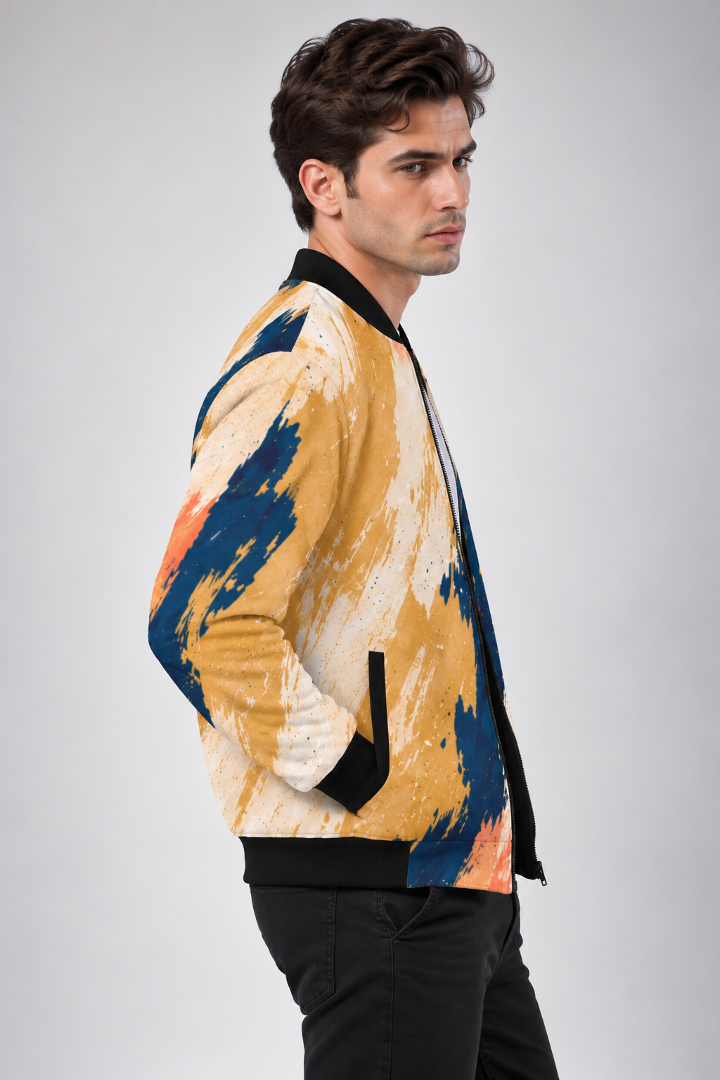 Urban Strokes AOP Bomber Jacket