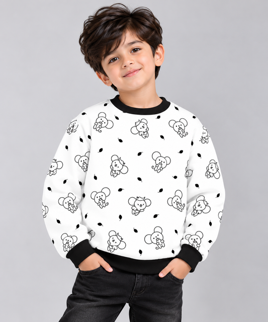 Little Mouse Doodle Kids Unisex Sweatshirt