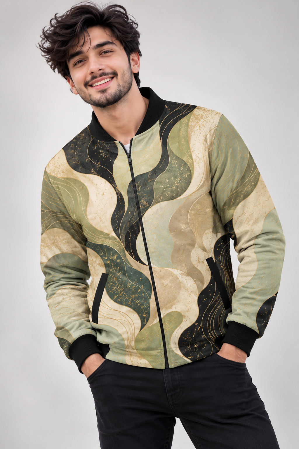 Earthflow Luxe Unisex AOP Bomber Jacket