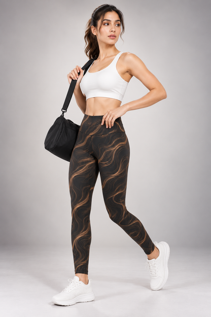 Molten Flow AOP Gym Leggings