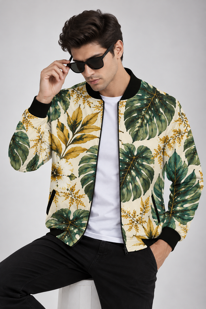 Tropical Luxe AOP Bomber Jacket