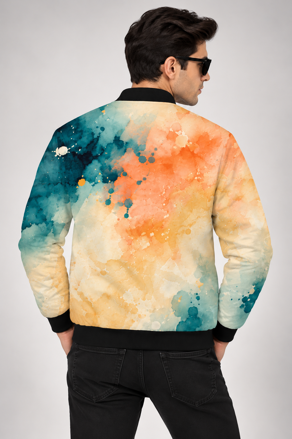 Sunset Tide AOP Bomber Jacket